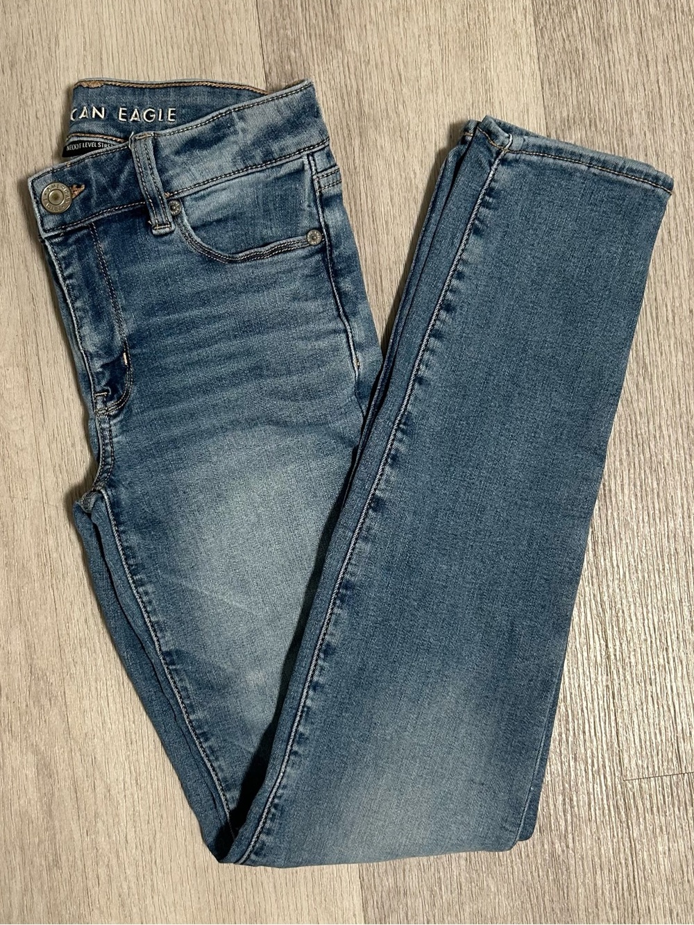 American Eagle Outfitters Women's Blue Skinny Jeans